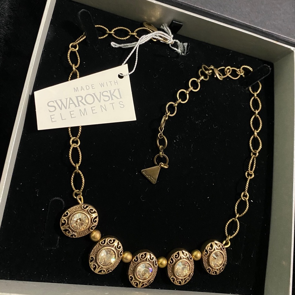 Vintage ermani bulatti Swarovski necklace